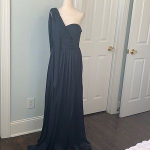 JS Collections Stunning Deep Navy Formal Gown, Sz6